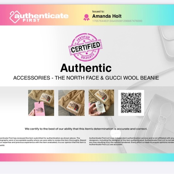 The North Face Gucci 100% wool beanie - Picture 15 of 16